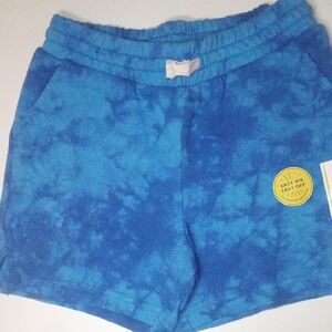 Cat & Jack Vibrant Blue Tie-Dye Shorts